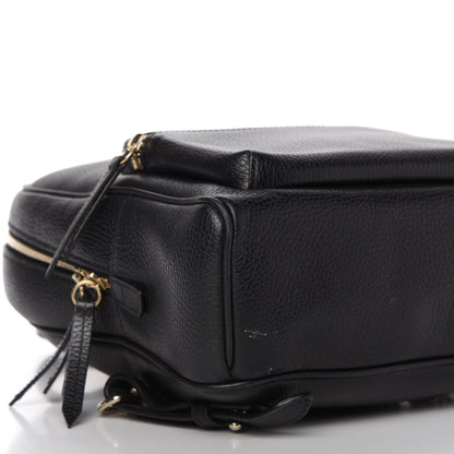 Gucci Pebbled Calfskin Soho Chain Backpack Black 6 of 10