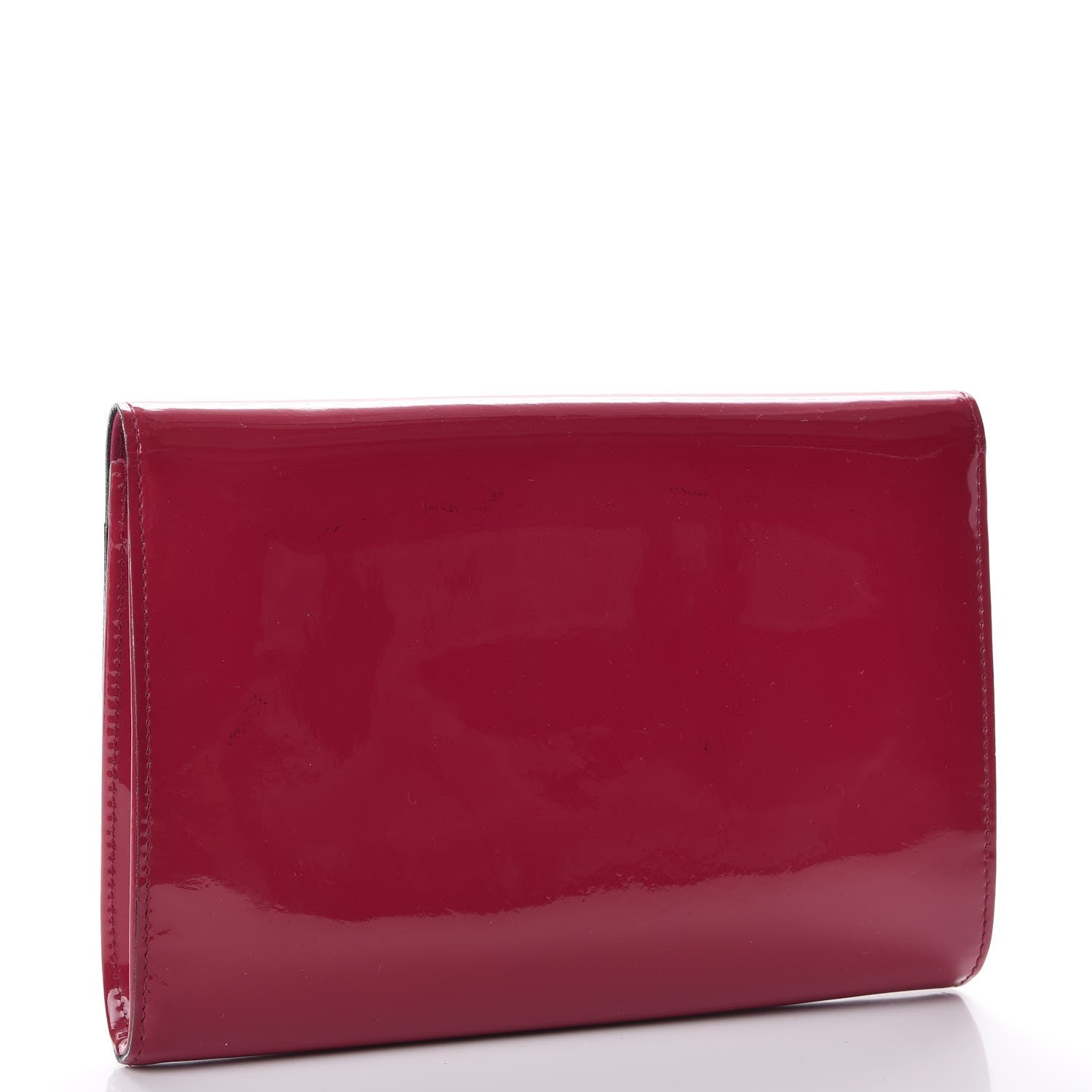Louis Vuitton Patent Louise Clutch Rose Indien 3 of 11