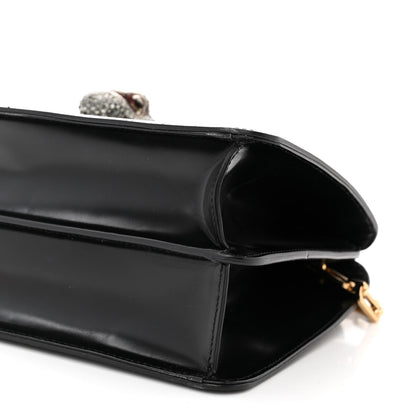 Gucci Calfskin Bamboo Medium Thiara Top Handle Bag Black 10 of 14