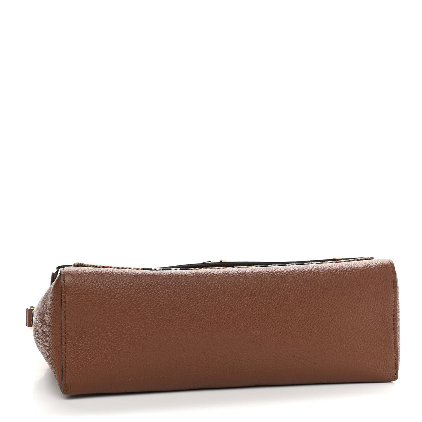 Calfskin Vintage Check Note Crossbody Bag Tan