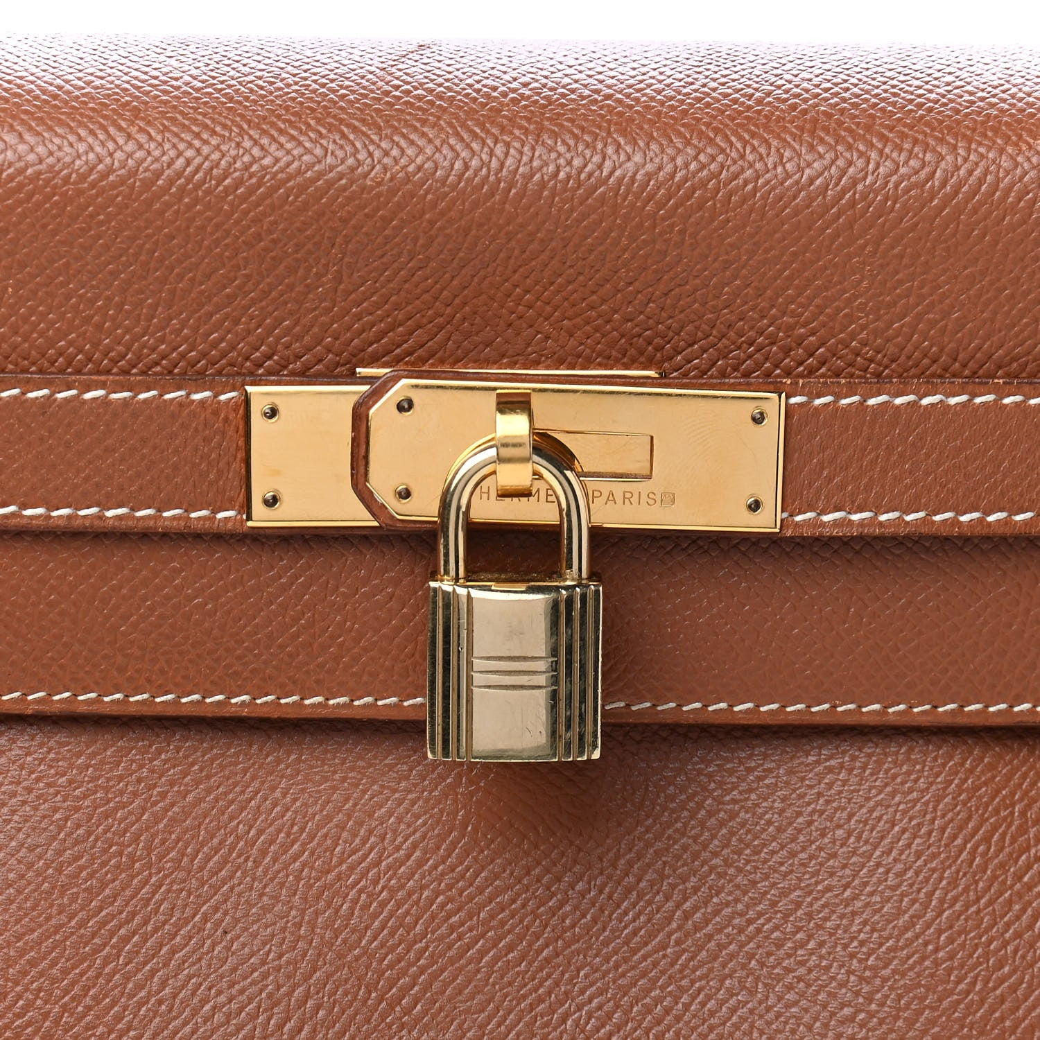 Hermes Courchevel Kelly Retourne 32 Gold 11 of 19