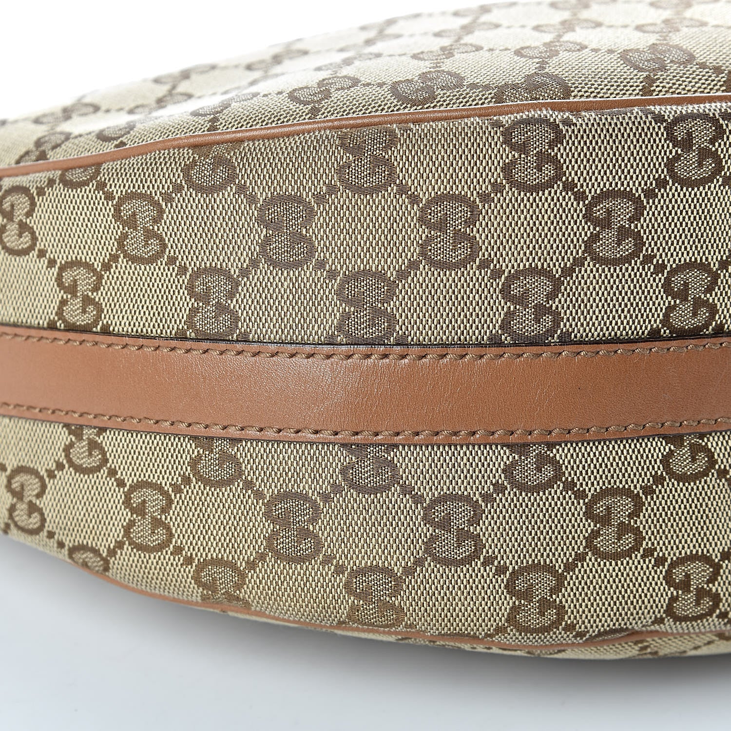 Gucci Monogram Medium GG Twins Hobo Tan 12 of 14