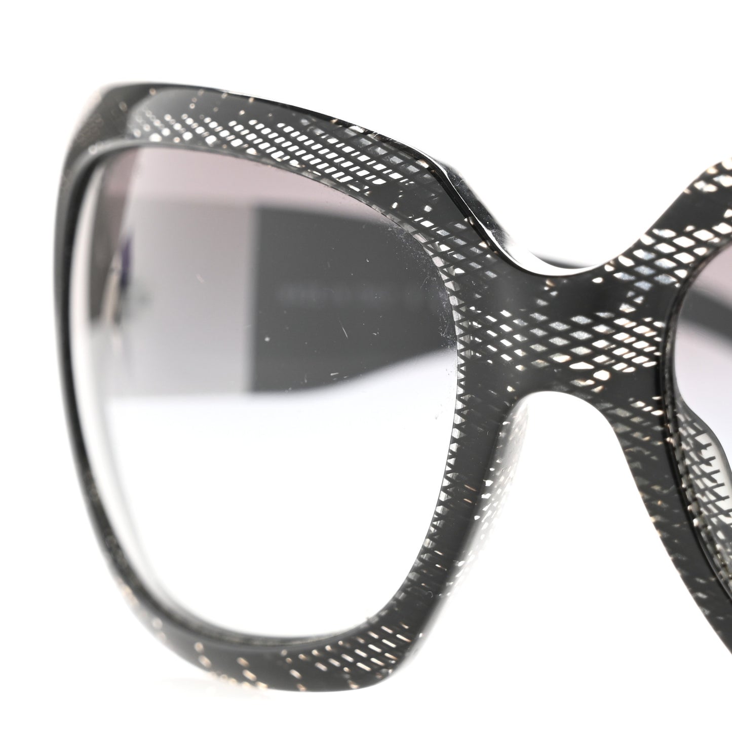 Acetate CC Lace Effect Sunglasses 5146 Black White