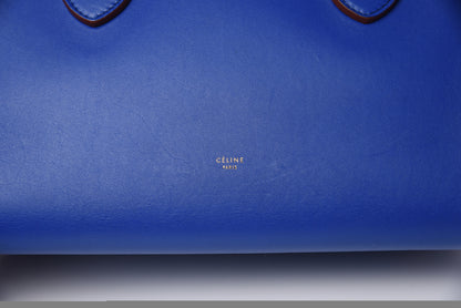 Celine Natural Calfskin Medium Tie Knot Tote Indigo 12 of 20