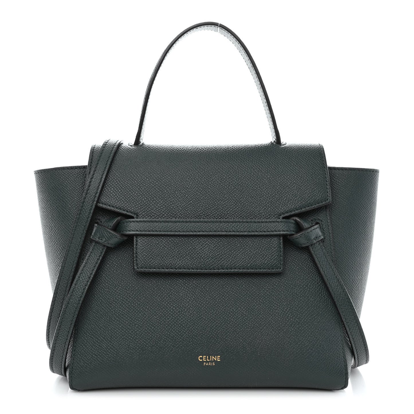 Grained Calfskin Pico Belt Bag Amazone