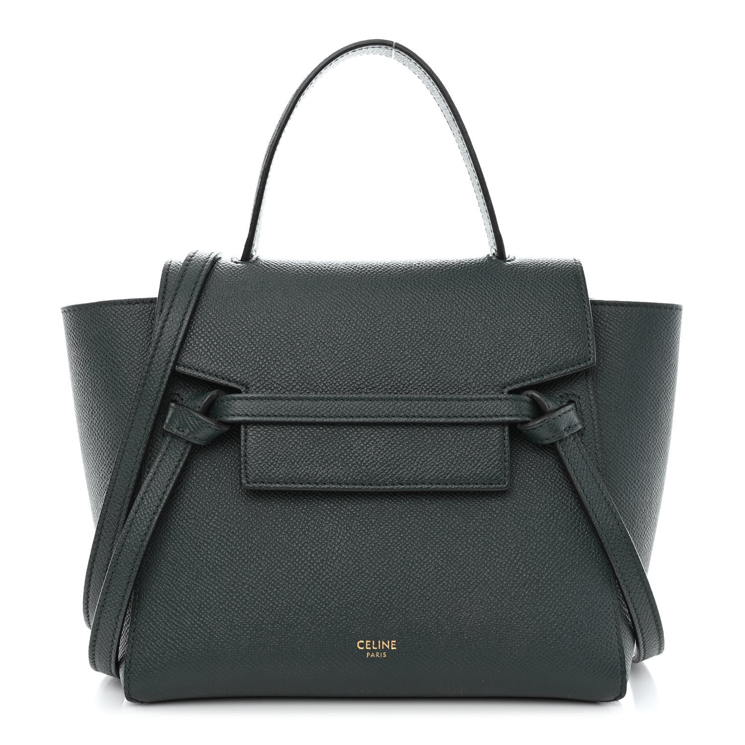 Celine Grained Calfskin Pico Belt Bag Amazone 1 of 8