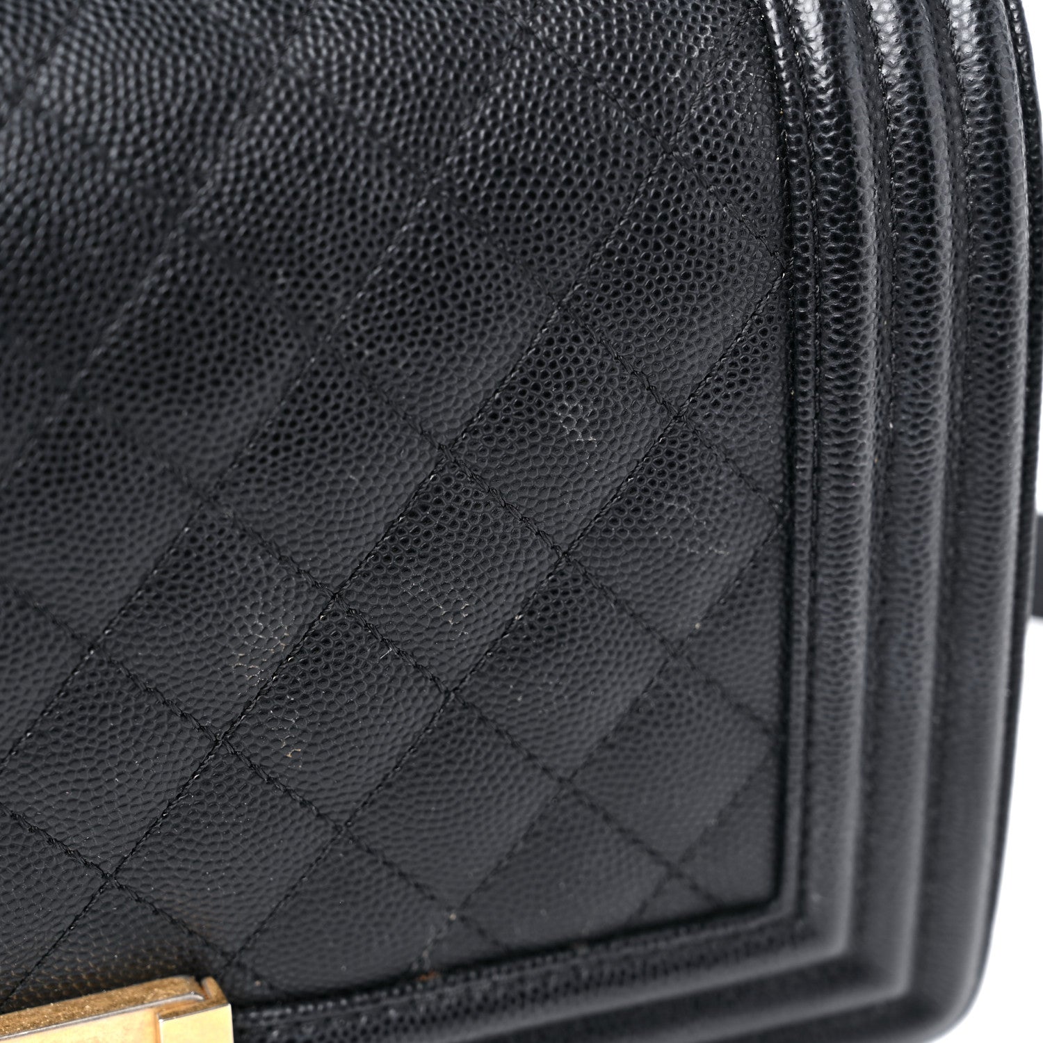 Chanel Caviar Quilted Medium Boy Flap Black 14 of 15