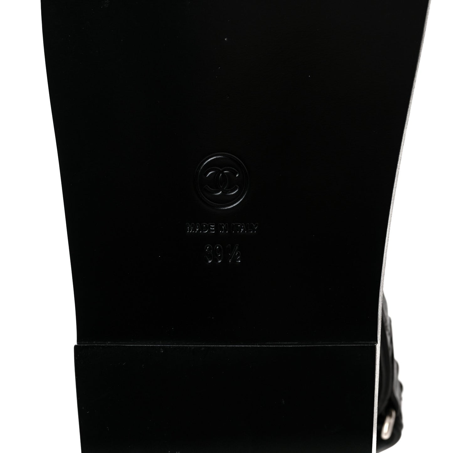 Lambskin Velcro Dad Sandals 39.5 Black