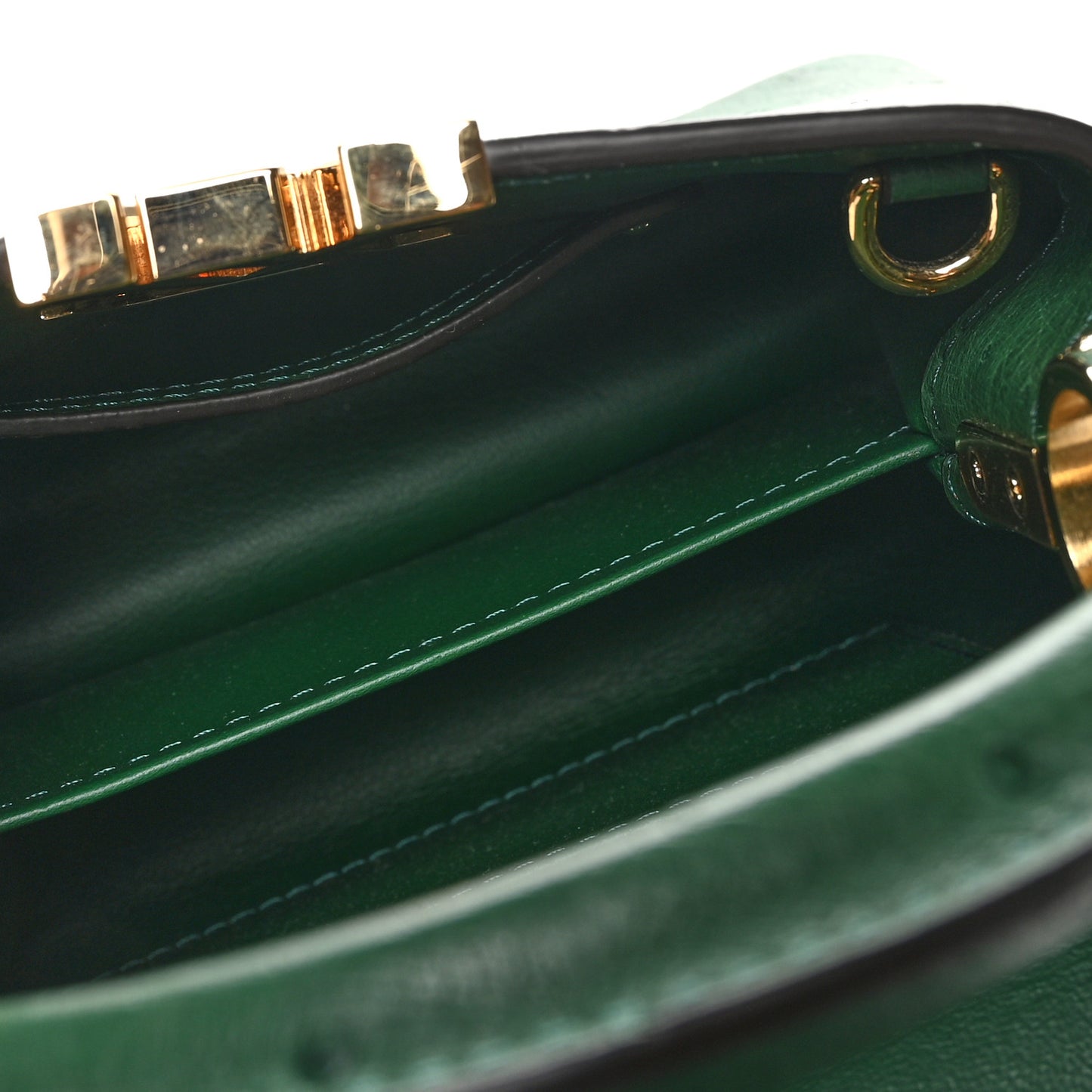 Ostrich Capucines Mini Mint