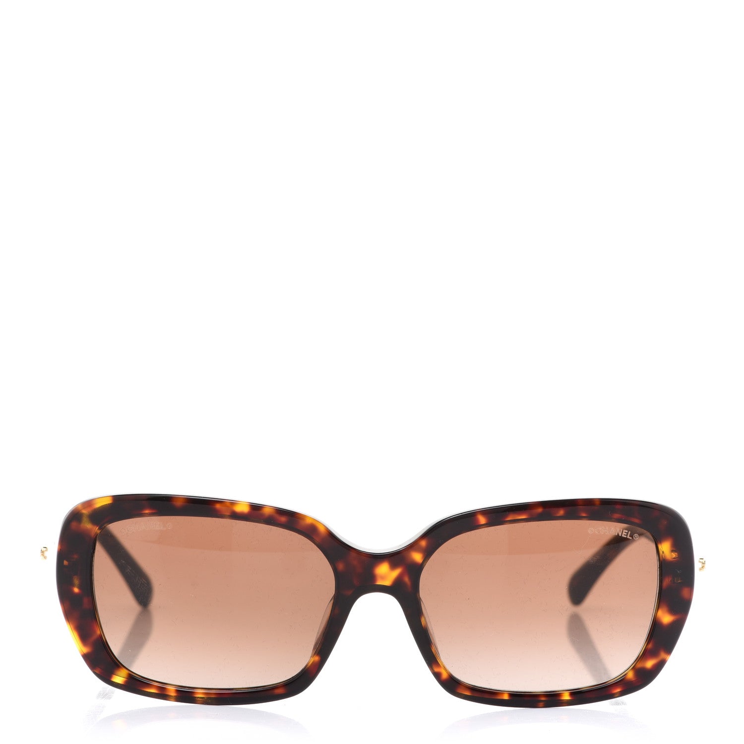 Chanel Pearl Square Sunglasses 5427-H-A Tortoise 2 of 9