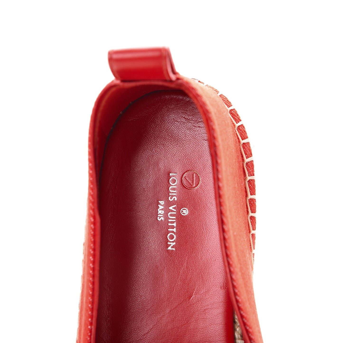 Canvas Waterfall Espadrille 39 Rouge