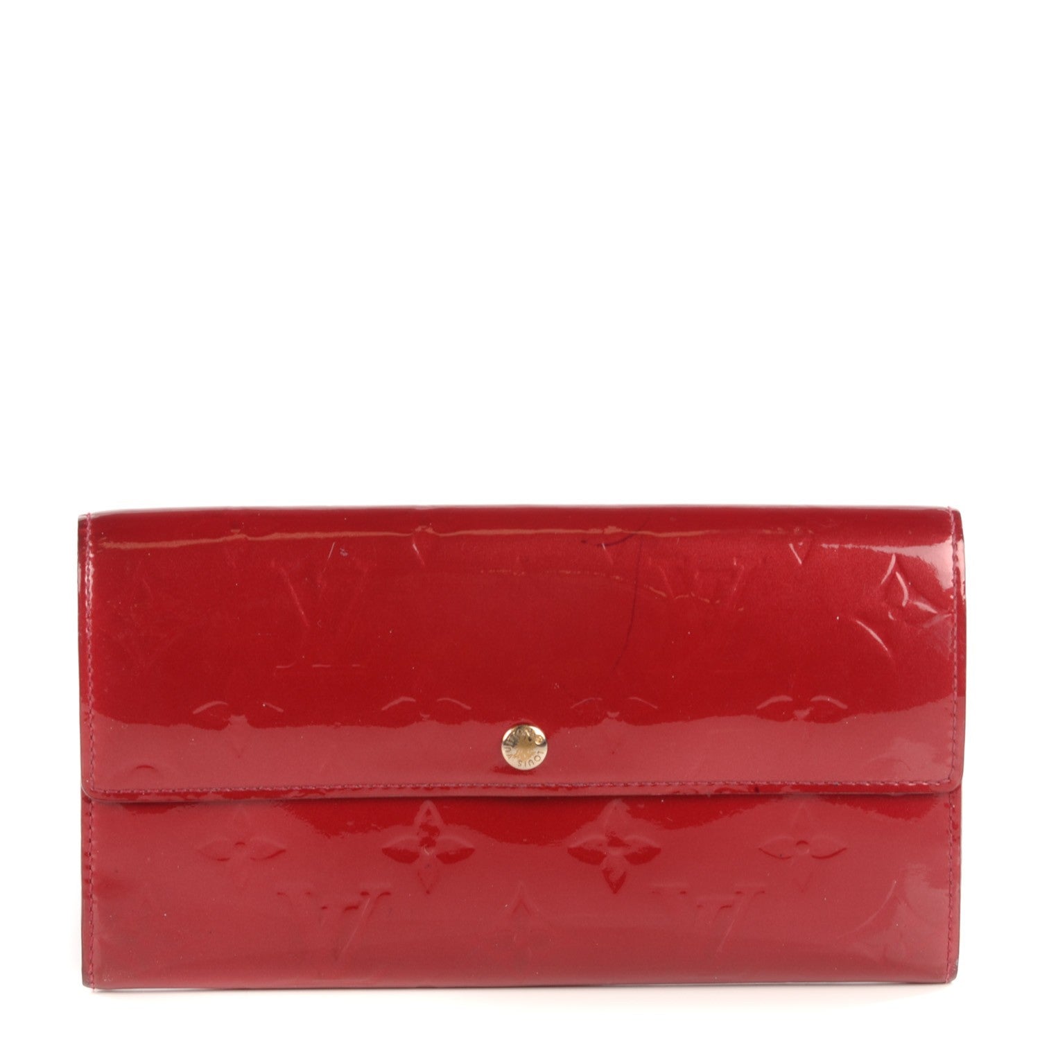 Louis Vuitton Vernis Sarah Wallet Pomme D'Amour 1 of 6