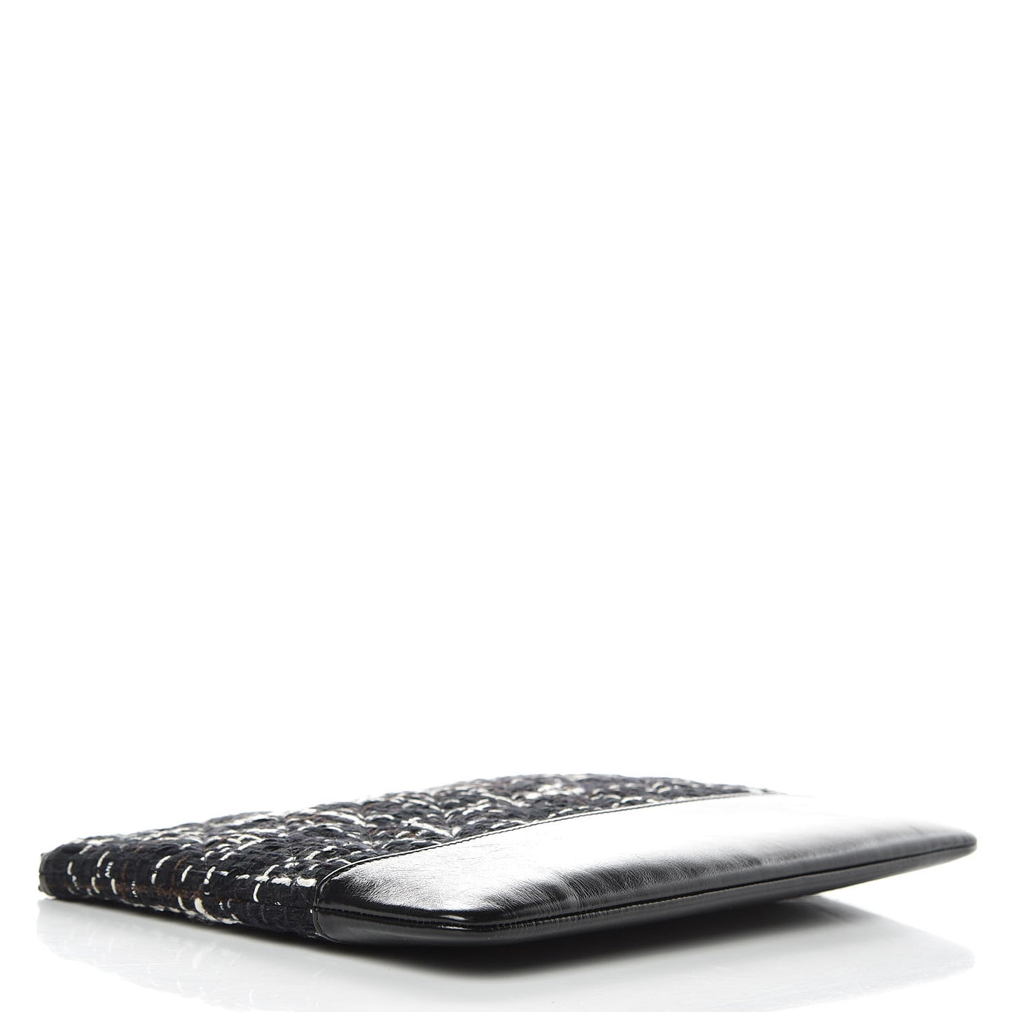 Tweed Calfskin Medium Gabrielle Cosmetic Case Black