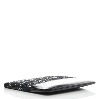 Chanel Tweed Calfskin Medium Gabrielle Cosmetic Case Black 4 of 7