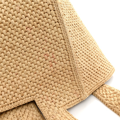 Loewe Raffia Paula's Ibiza Small Font Tote Natural Tan 9 of 9