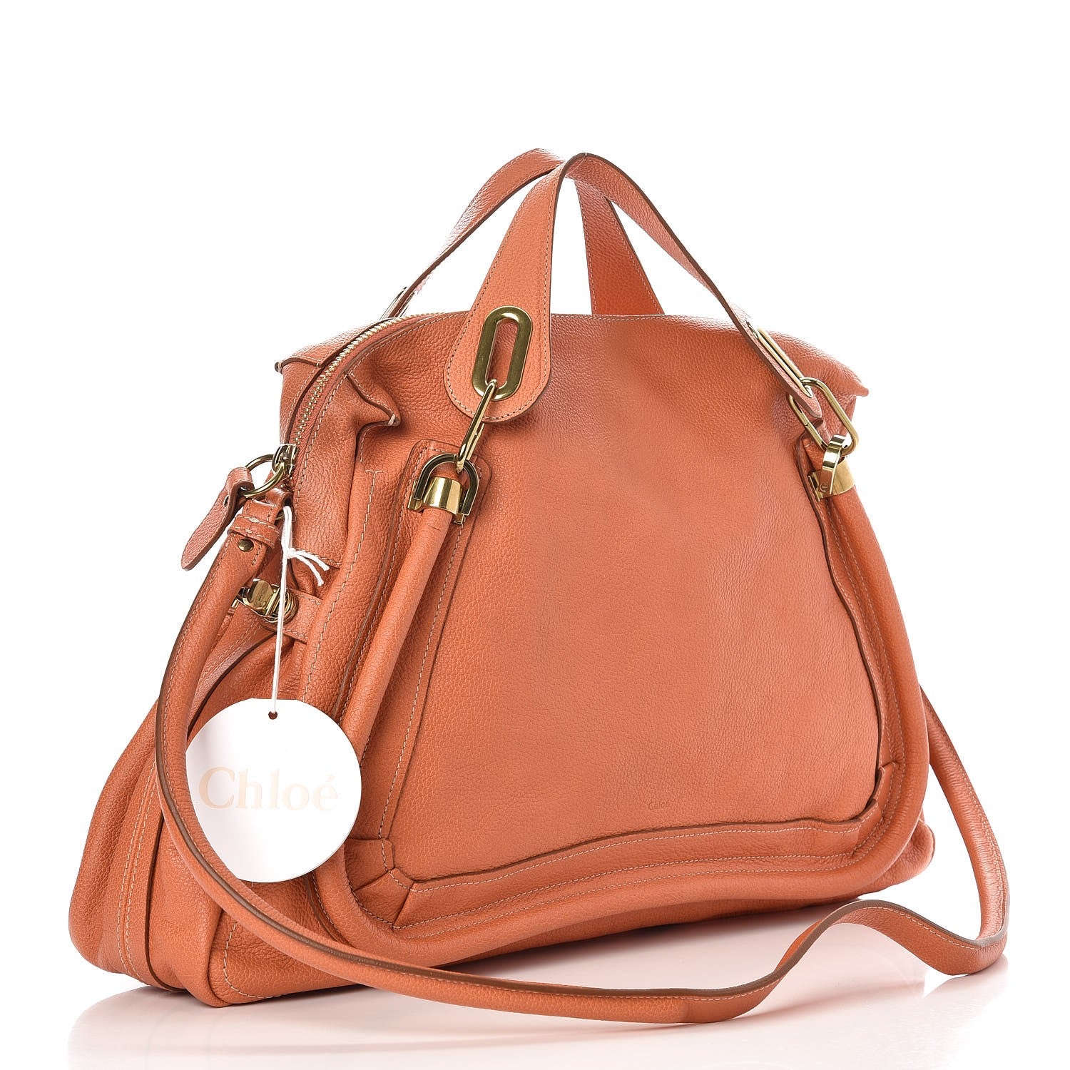 Chloe Calfskin Large Paraty Suntan 3 of 11
