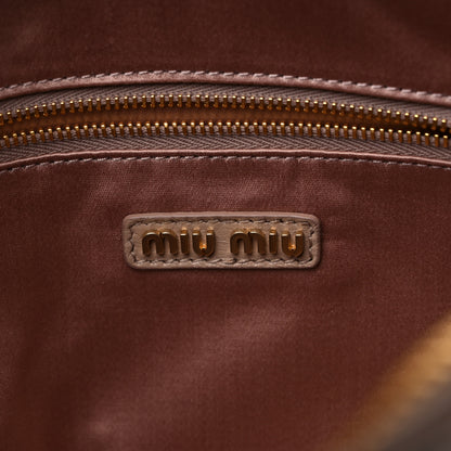 Miu Miu Nappa Matelasse Top Handle Bag Cammeo 5 of 8