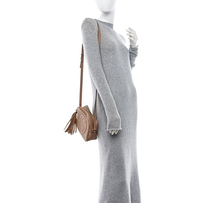 Gucci Pebbled Calfskin Small Soho Disco Bag Camelia 2 of 15