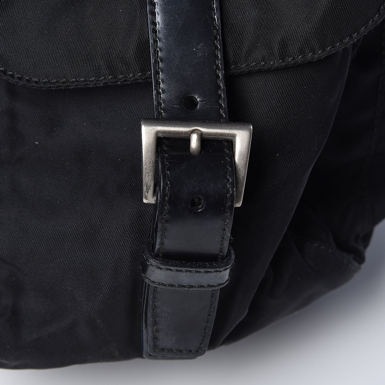 Prada Nylon Vela Medium Backpack Black 9 of 12