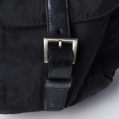 Prada Nylon Vela Medium Backpack Black 9 of 12