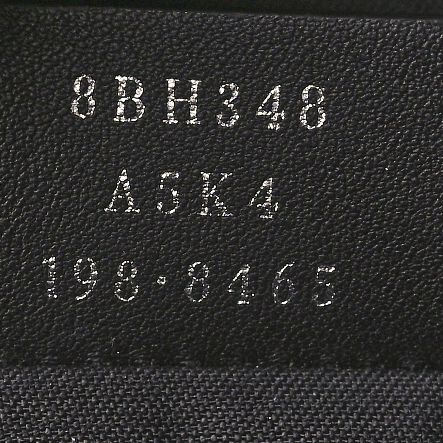 Glazed Fabric Vitello Century FF 1974 Stamp Patch Shopping Tote Mogano Panna Black