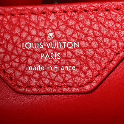 Louis Vuitton Taurillon Capucines BB Rubis 6 of 9