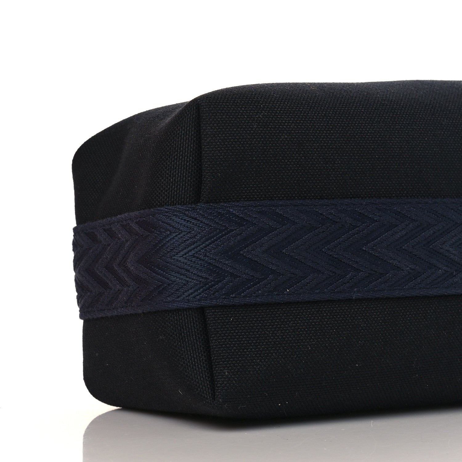 Hermes Canvas Small Bride-A-Brac Pouch Black Bleu Nuit 8 of 10