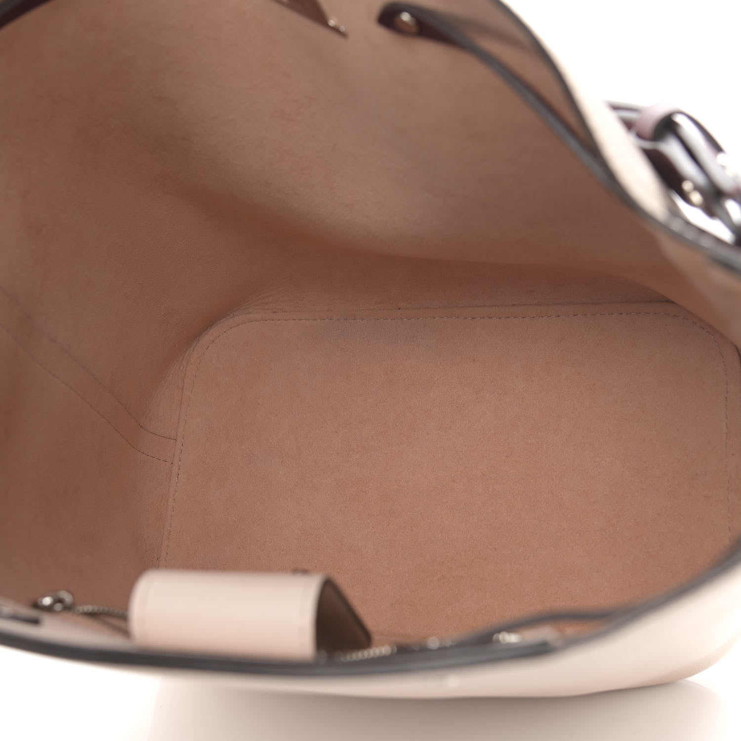 Louis Vuitton Calfskin Lockme Bucket Soie Quartz Calla 5 of 11