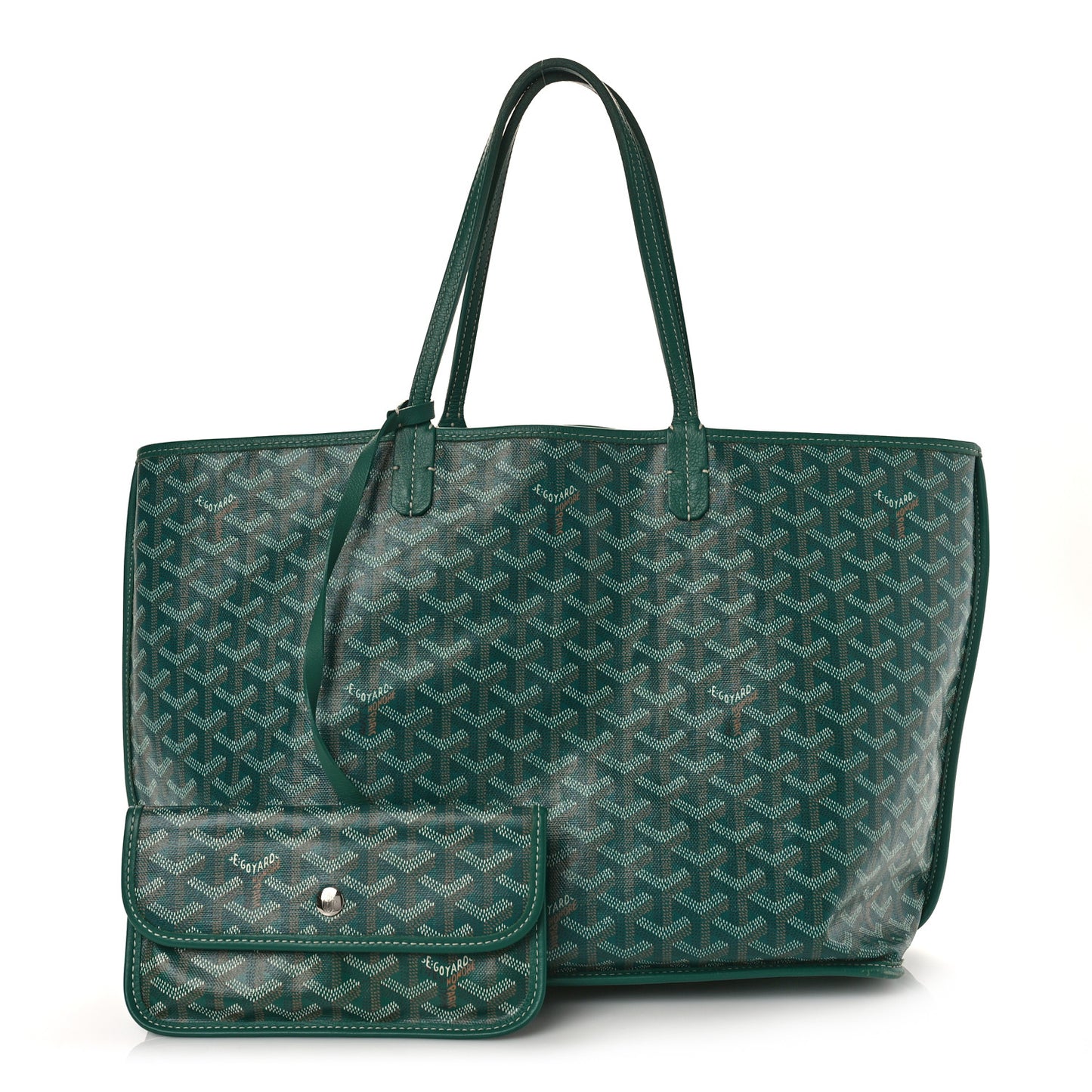 Goyardine Reversible Anjou PM Green