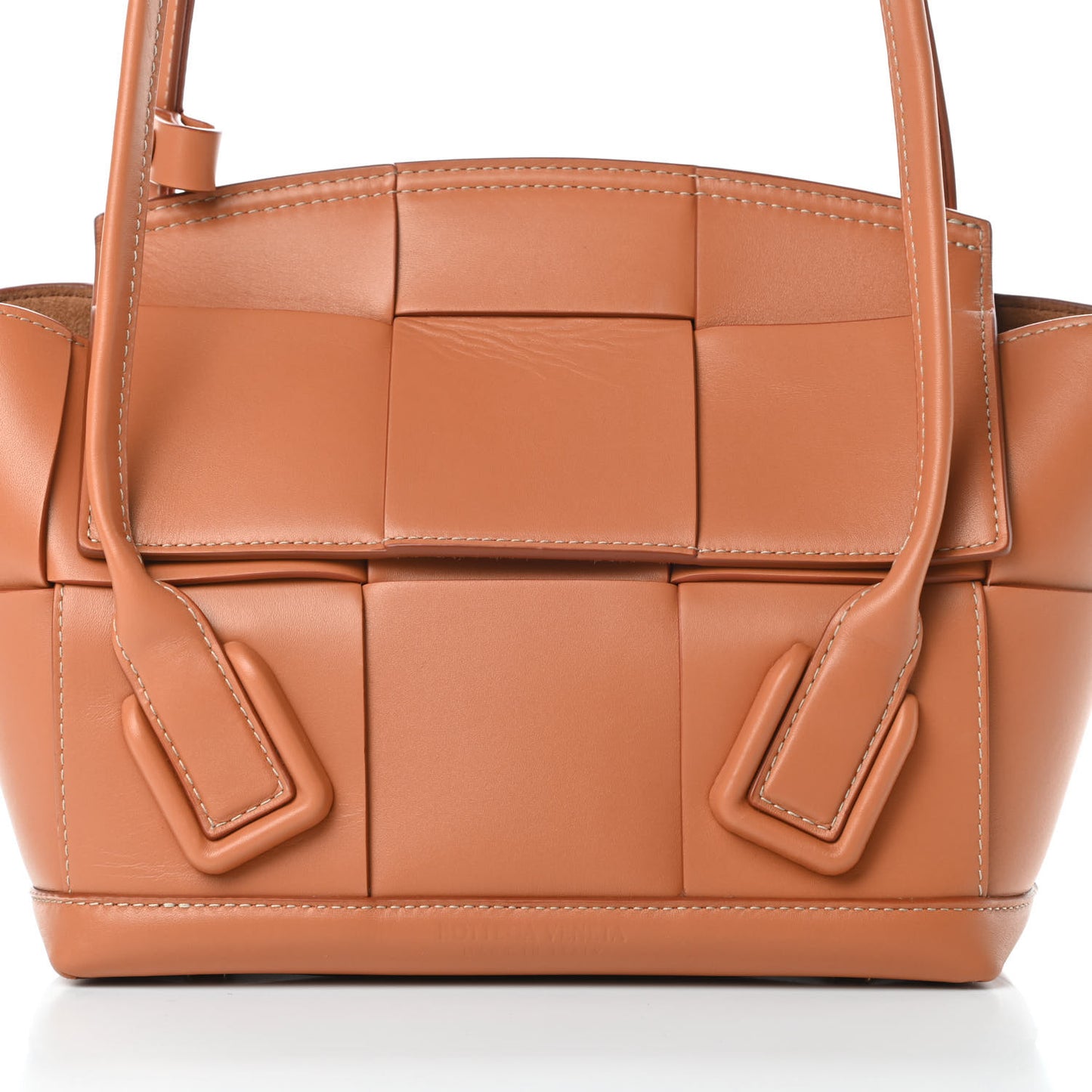 French Calfskin Maxi Intrecciato Arco 33 Wood