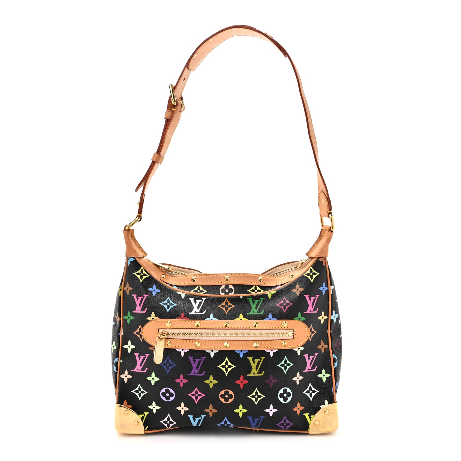 Louis Vuitton Monogram Multicolor Boulogne Black 1 of 12