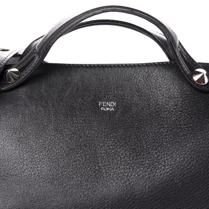 Fendi Vitello Dolce Large By The Way Boston Bag Black 10 of 10