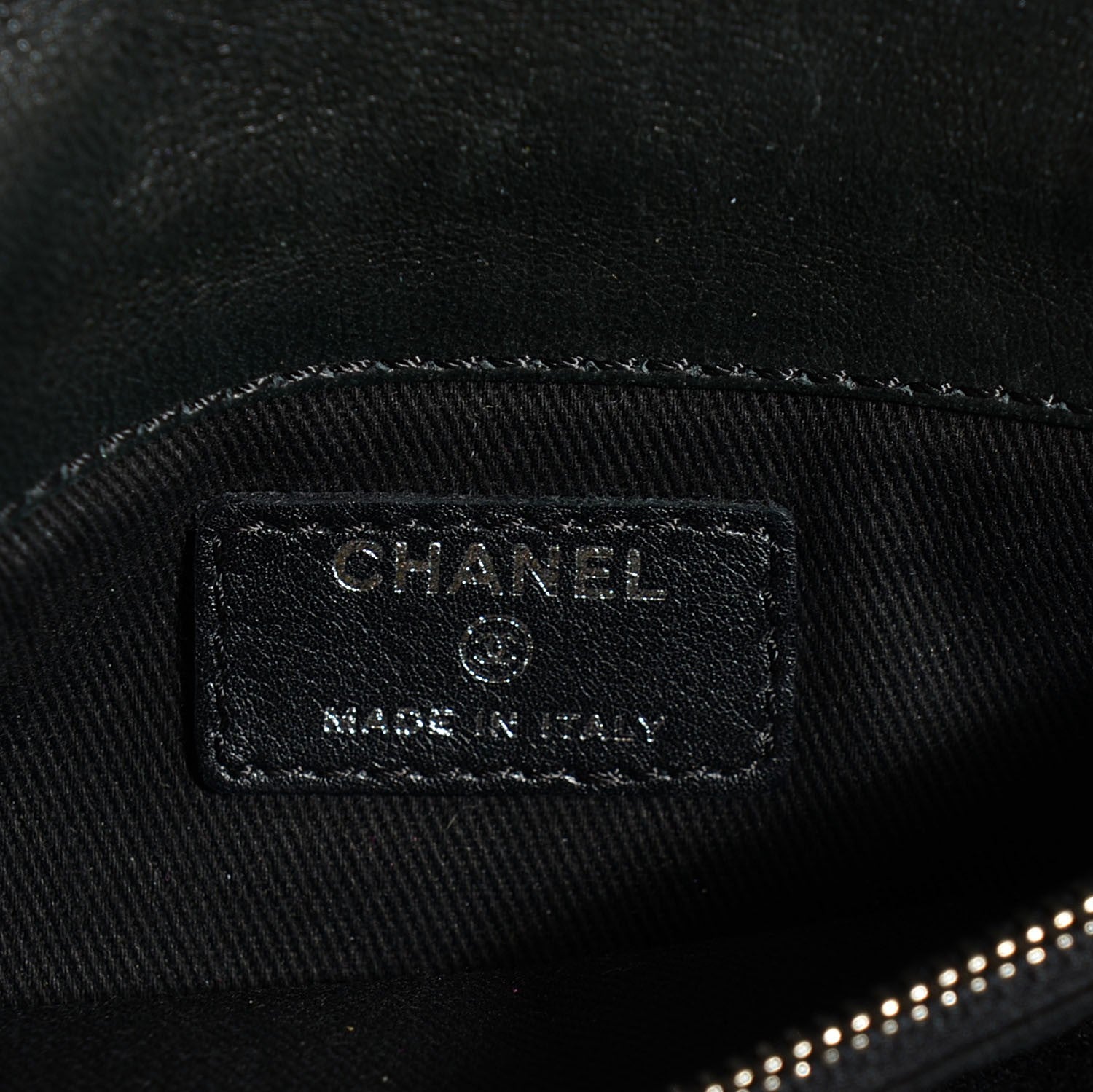 Chanel Lambskin Quilted Mademoiselle Clutch Black 6 of 8