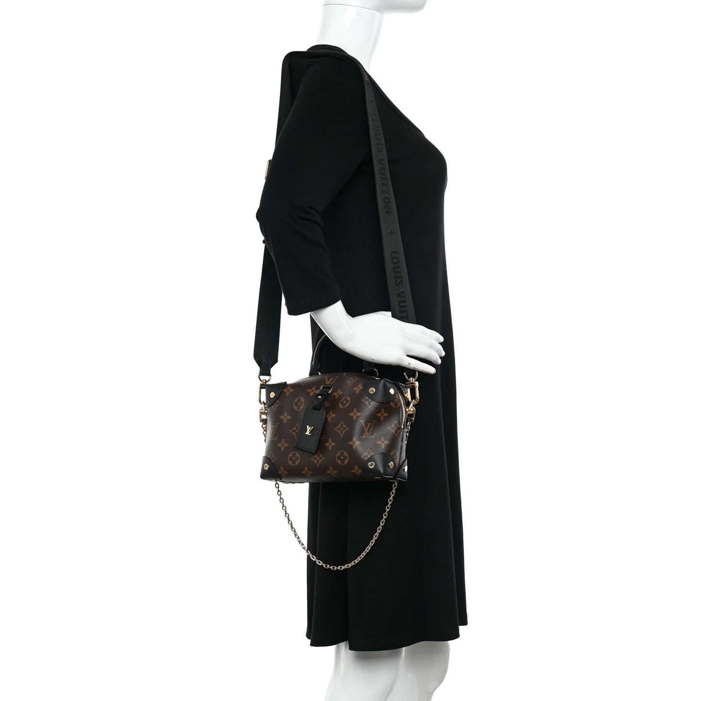 Monogram Petite Malle Souple Black
