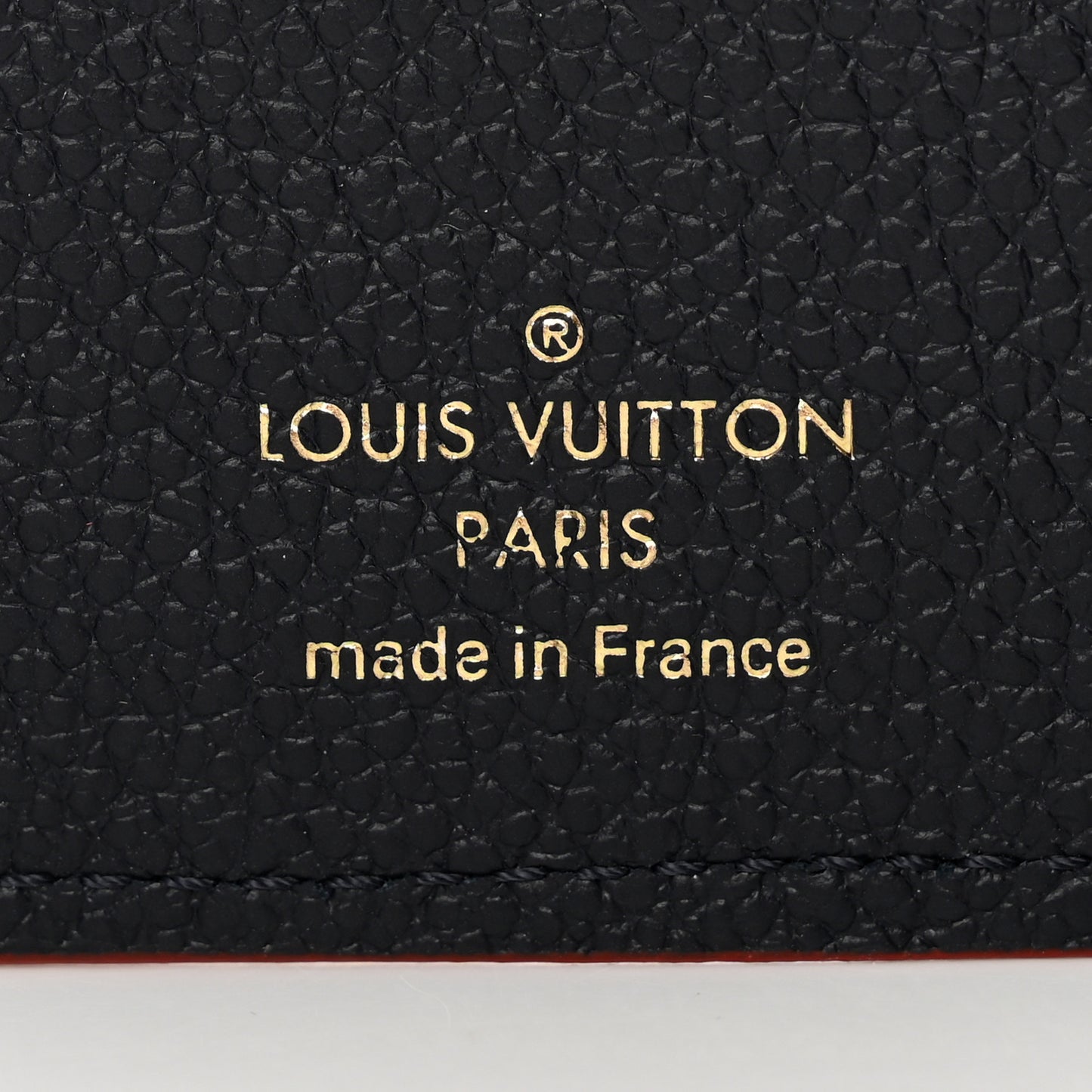 Empreinte Zoe Wallet Marine Rouge