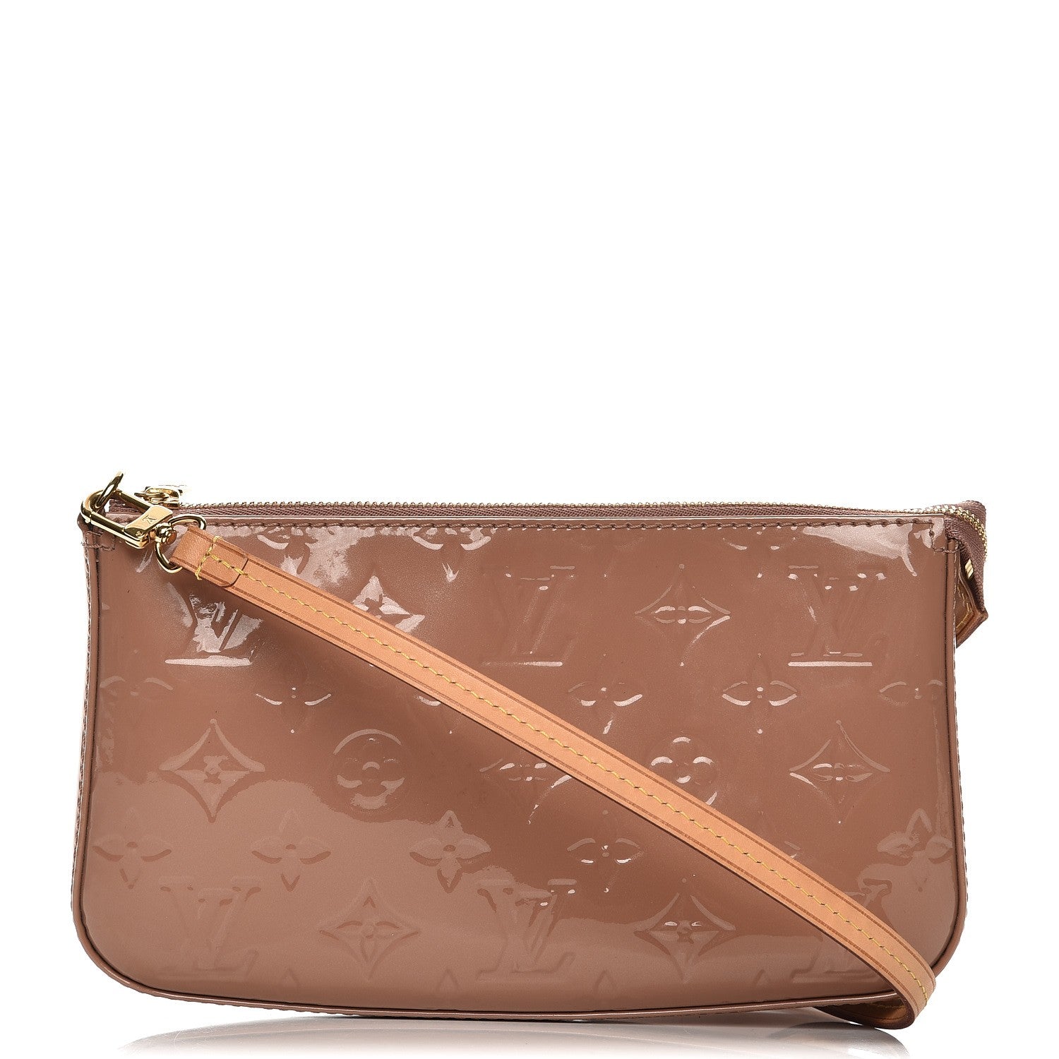 Louis Vuitton Vernis Pochette Accessories NM Rose Velours 1 of 7