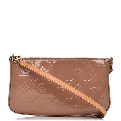 Louis Vuitton Vernis Pochette Accessories NM Rose Velours 1 of 7