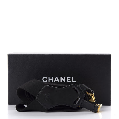 Chanel Logo Suspenders Black White 6 of 6