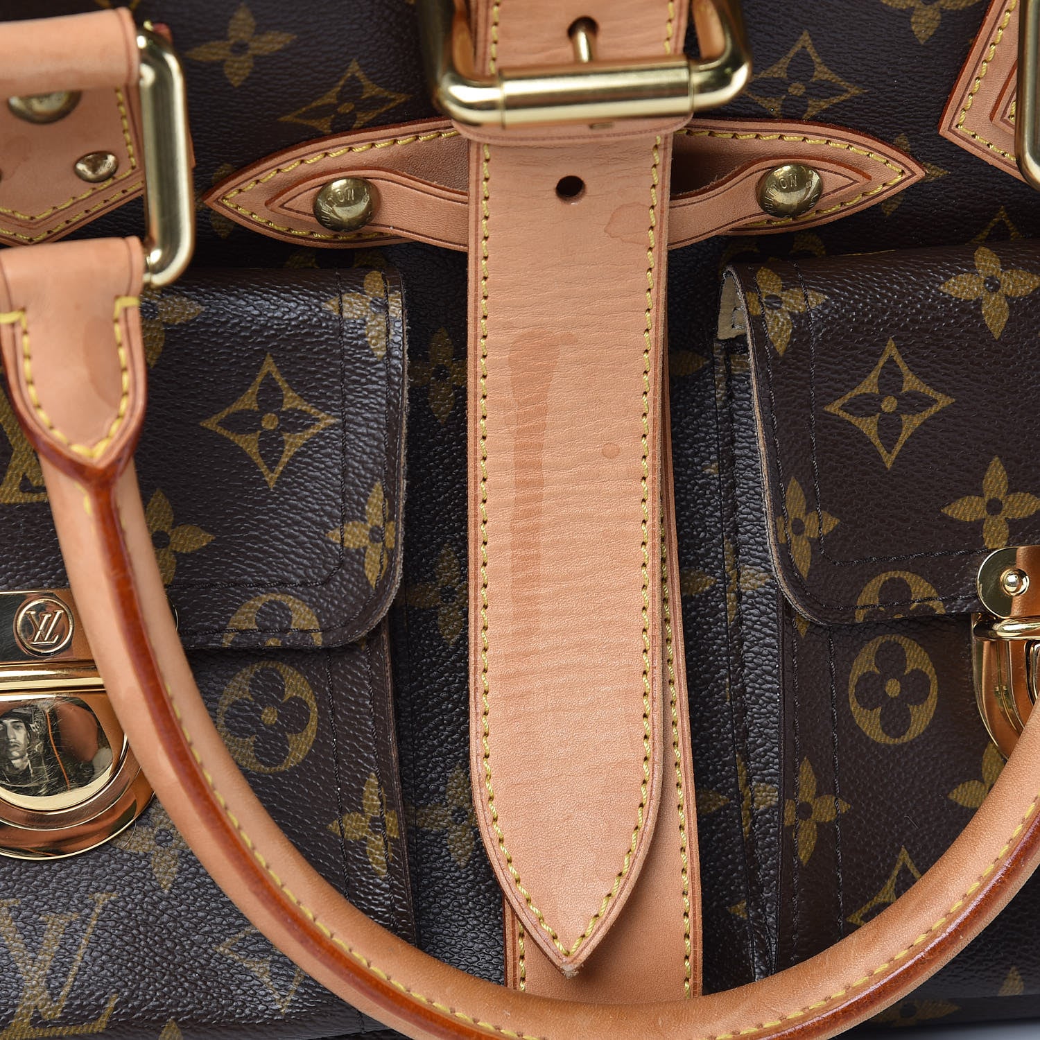 Louis Vuitton Monogram Manhattan GM 13 of 17