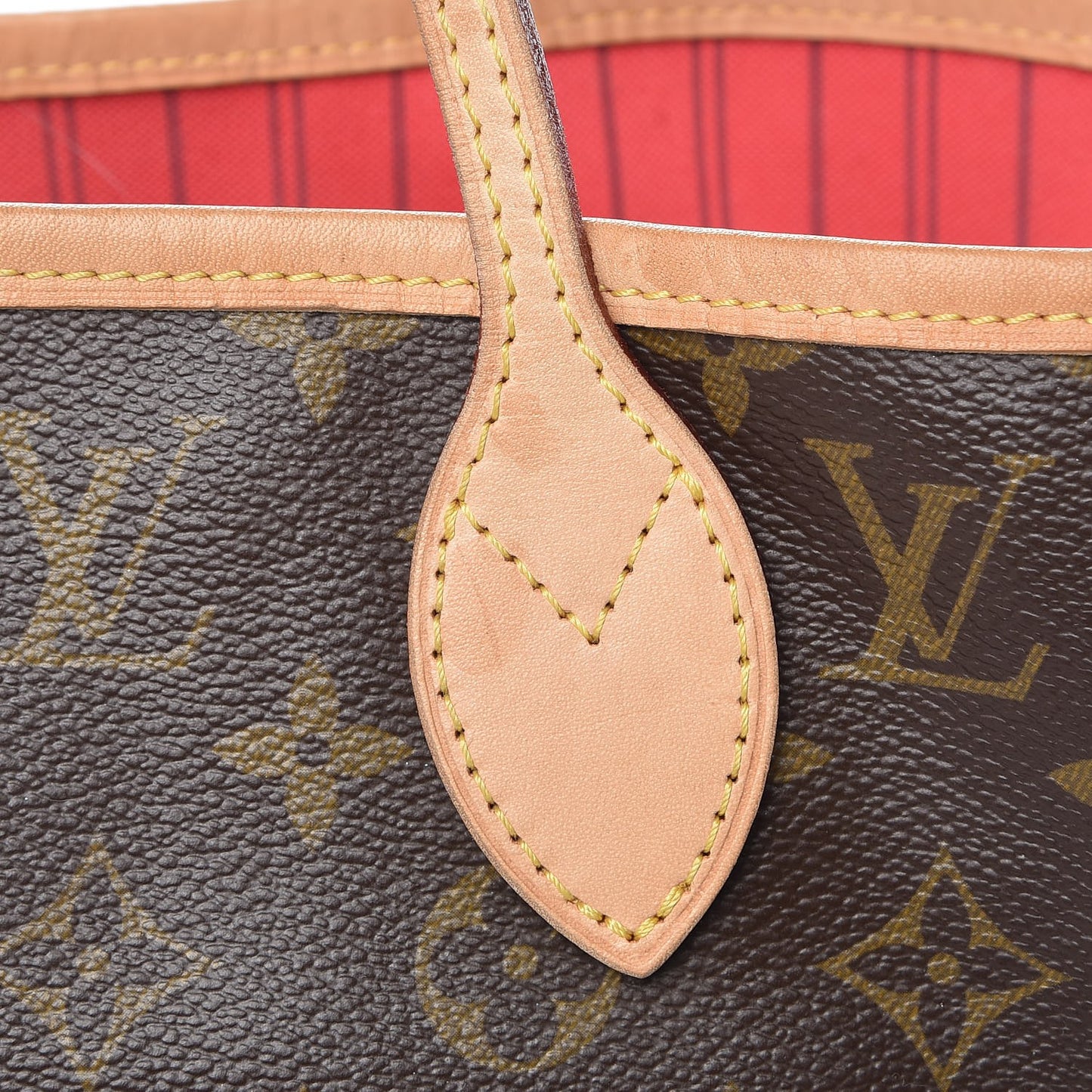 Monogram V Neverfull MM Grenade