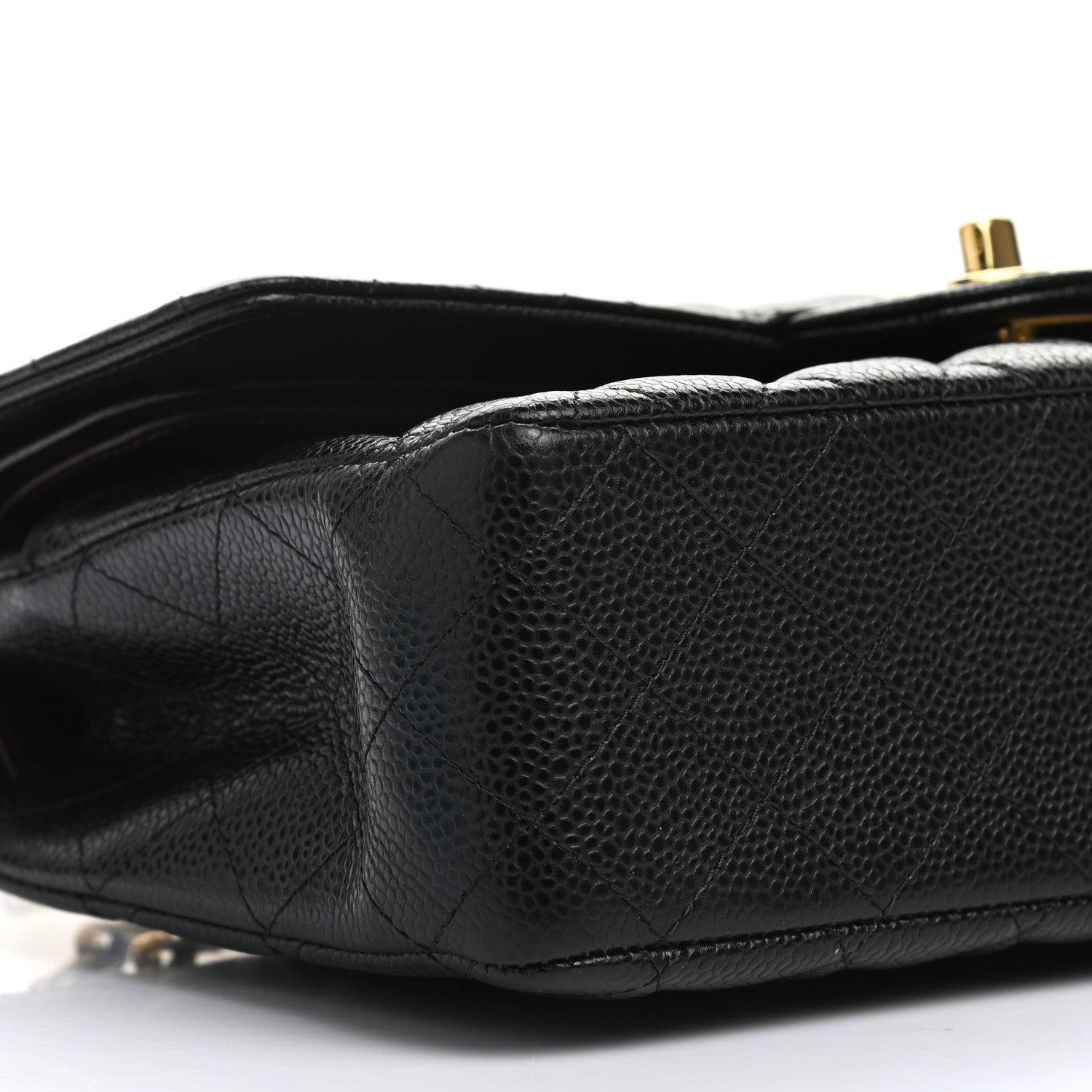 Chanel Caviar Quilted Medium Double Flap Black 9 of 12
