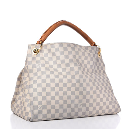 Louis Vuitton Damier Azur Artsy MM 3 of 10
