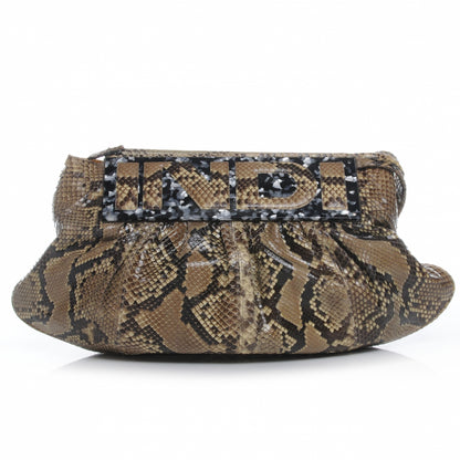 Fendi Python To You Convertible Clutch Natural 4 of 10