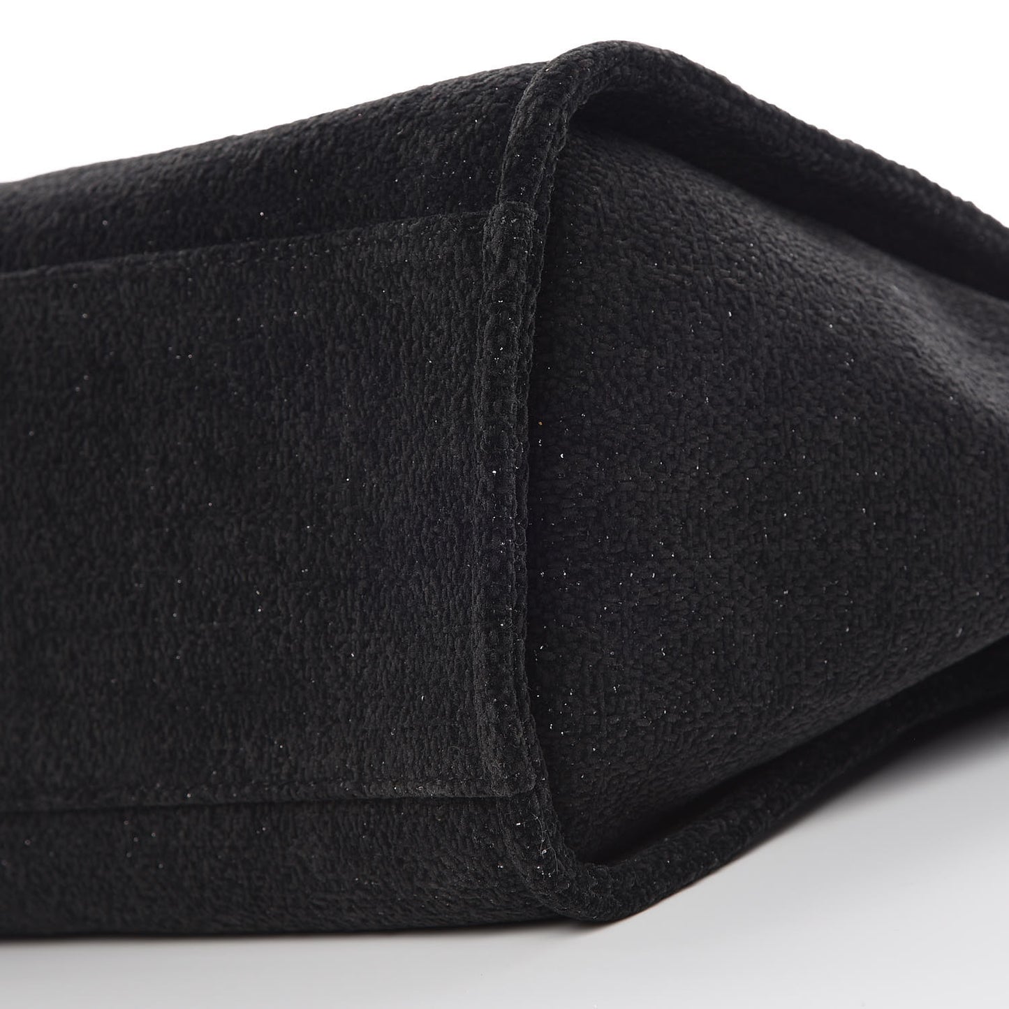 Lurex Boucle Medium Deauville Tote Black