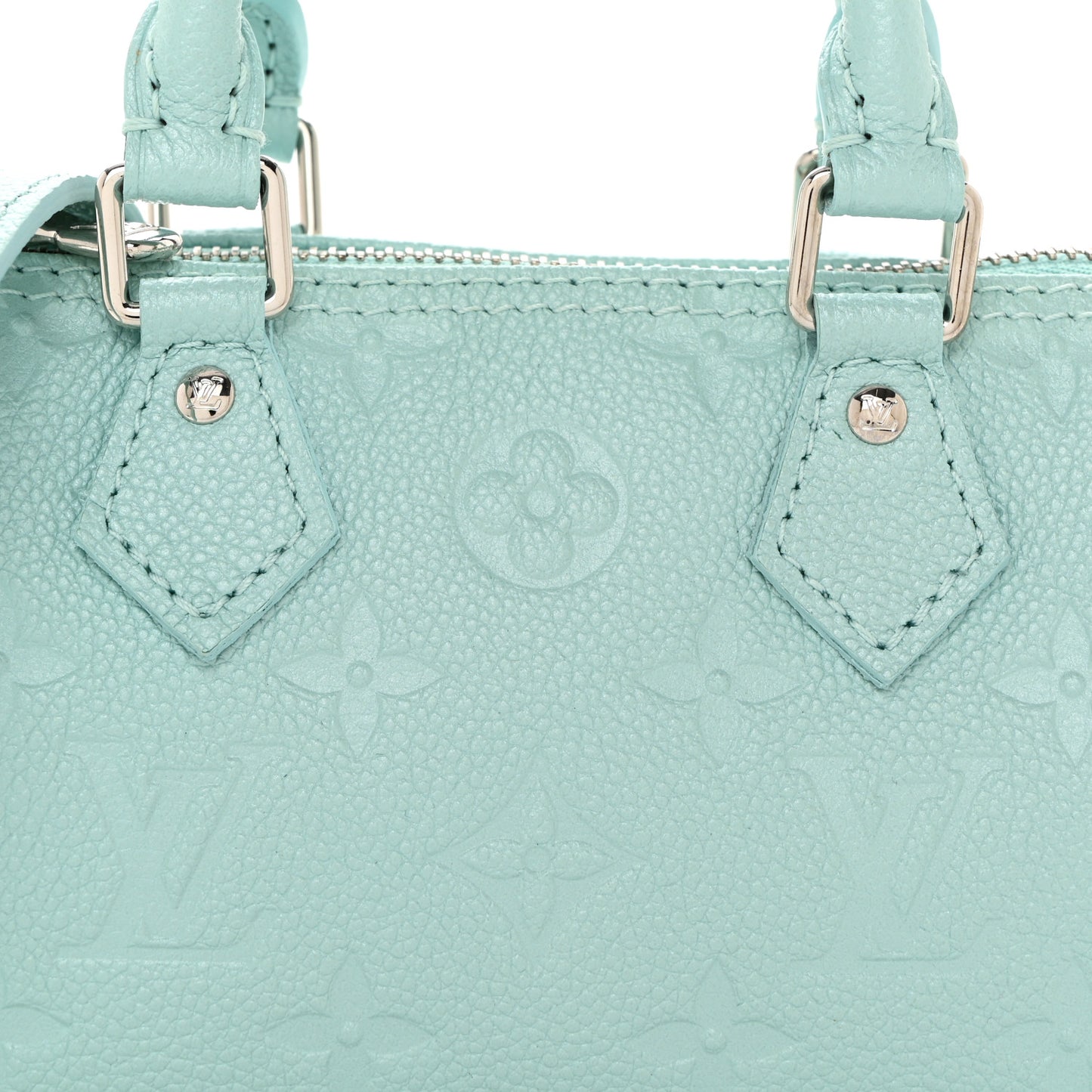 Empreinte Monogram Nano Speedy Pearly Lagoon Turquoise