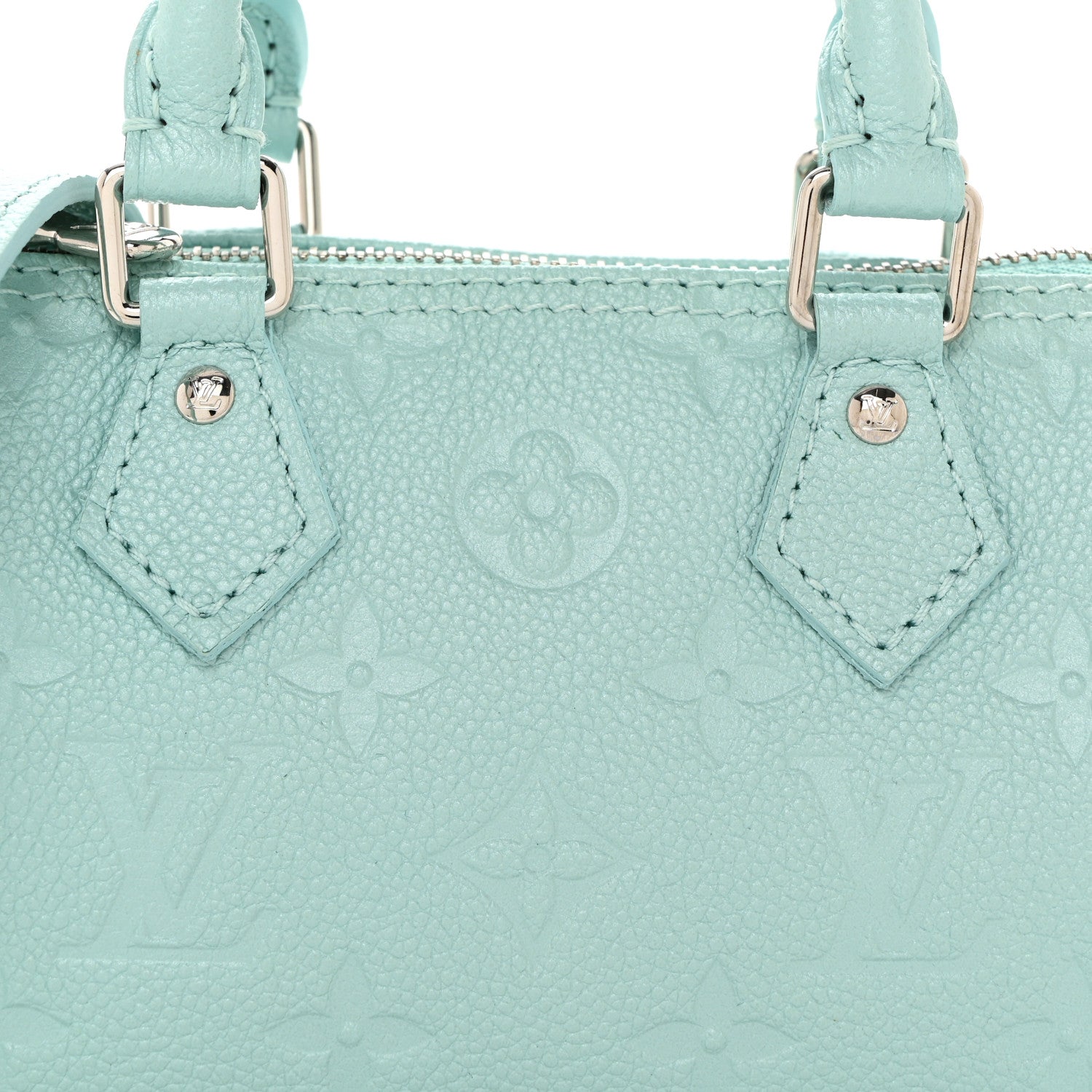Louis Vuitton Empreinte Monogram Nano Speedy Pearly Lagoon Turquoise 7 of 9