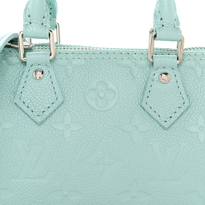 Louis Vuitton Empreinte Monogram Nano Speedy Pearly Lagoon Turquoise 7 of 9