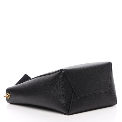 Celine Soft Grained Calfskin Small Sangle Bucket Bag Black 4 of 10