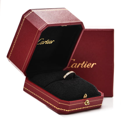 Cartier 18K Pink White Yellow Gold 2.5mm Vendome Louis Cartier Wedding Band Ring 51 5.75 7 of 7