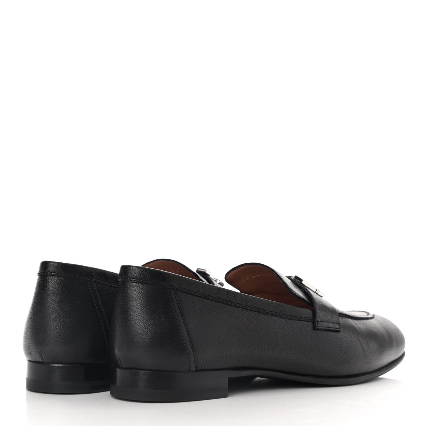 Goatskin Womens Paris Loafers 38 Black